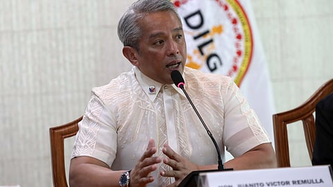 INTERIOR Secretary Jonvic Remulla