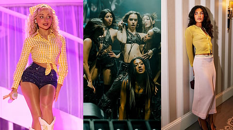 Sabrina Carpenter, KATSEYE and Olivia Dean.