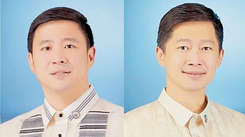 SKY Yard Aviation Corporation linked to ACT-CIS Partylist Representative Edvic Yap (left) and his brother Benguet Representative Eric Yap are among the assets frozen as a result of probes on the flood control projects corruption scandal.