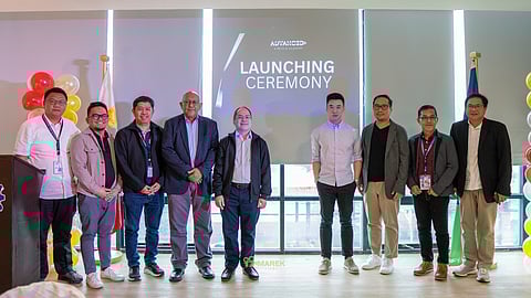 Philippine Economic Zone Authority director general Tereso Panga (5th from left) and officials of Technical Education and Skills Development Authority and StackTrek, formally unveiled the Philippines’ pioneering government-led Artificial Intelligence (AI) Tech Academy, situated in Mandaue City, Cebu, recently.