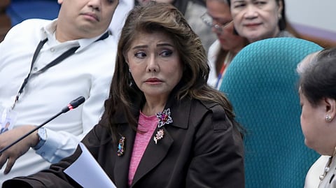 SENATOR Imee Marcos issues warning.