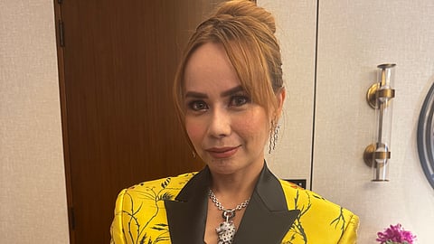 Mindanaos Queen of Diamonds Christine Deo holding one of her precious gems