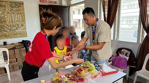 DSWD Field Office 5 held stress debriefing activities to children affected by Mayon Volcano Restiveness
