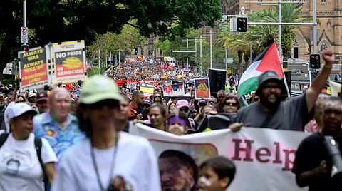RALLIES in Sydney and other cities on Australia Day