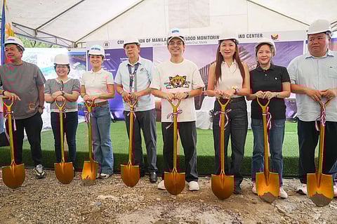 Mayor Isko Domagoso led the ground breaking of Manila's command center for flood monitoring