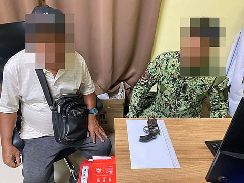 A former member of a communist terrorist group (CTG) surrendered to authorities at the 2nd Provincial Mobile Force Company (PMFC) Headquarters at Barangay Sampaloc in the town of San Rafael, Bulacan, on January 27, 2026.