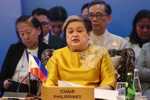 FOREIGN Affairs Secretary Theresa Lazaro sets the tone at the ASEAN foreign ministers’ retreat in Cebu City on 29 January.