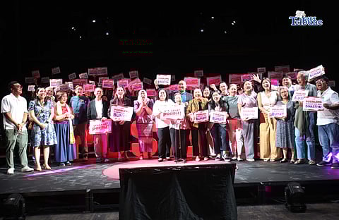 IPINAGDIRIWANG ng Akbayan Party-list ang kanilang ika-28 anibersaryo sa temang “Sa Pag-aakbayan ng Mamamayan, Lahat Posible!” Ginanap ito sa BG-KAL Theater, University of the Philippines Diliman, Quezon City, bilang panibagong pagtibay ng kanilang adhikain na hamunin ang nakatanim na political dynasties at itaguyod ang people-powered politics para sa tunay na demokrasya at pamumuno na naglilingkod sa mamamayang Pilipino.