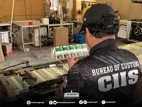 BOC raids alleged illegal cigarette factory in Pampanga, arrests 69