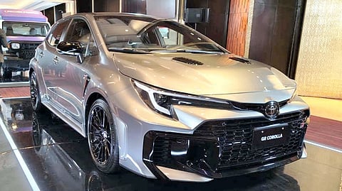 ON DISPLAY, the GR Corolla is part of Toyota’s showcase during the Media Thanksgiving event.