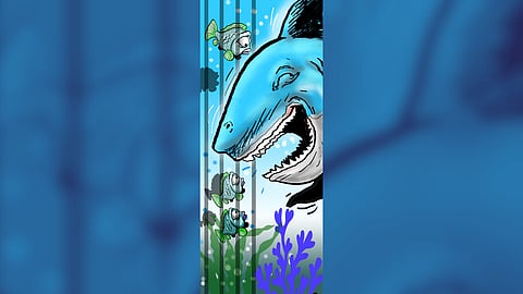 Big fish spits on justice