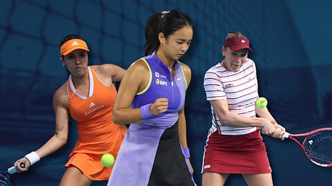 WTA125 made Manila shine, alongside some of the stars that played in it. From left-right: Camila Osorio, Alex Eala and Donna Vekic.