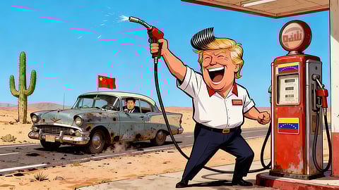 TRUMP claims India is switching to Venezuelan oil from Iranian fuel.