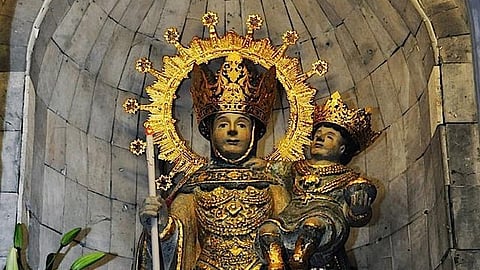 The Camonically Crowned image of Our Lady of The Candles in Iloilo