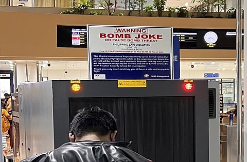 Man arrested over bomb joke