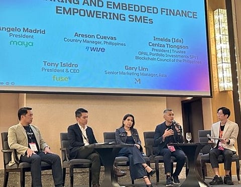 At the Money 20/20 Philippines Summit, Angelo Madrid (2nd from right), President of Maya Bank, highlighted the role of national infrastructure and enabling policies in supporting digital banking to expedite access to financing for micro, small and medium enterprises (MSMEs) in the Philippines.