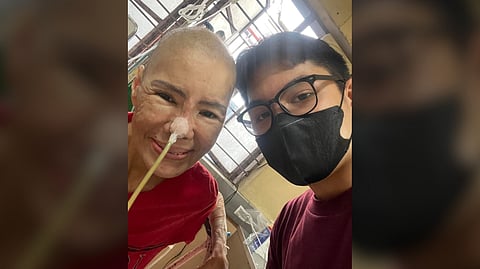 PHOTO of Jenina Mago (left) and Jason Mago, taken at the Philippine General Hospital in 2023.