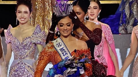 ASIA Rose Simpson’s winning moment as Miss World Philippines 2026.