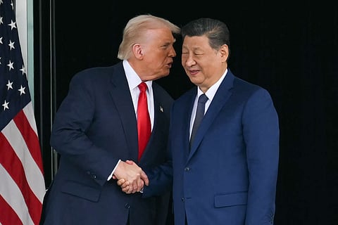 DONALD TRUMP AND XI JINPING
