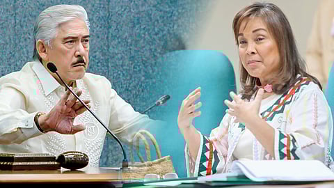 SHAKY seat Amid coup attempts, Senate President Tito Sotto keeps his equilibrium, keeping his position intact after all is said and done. Legarda (Right).