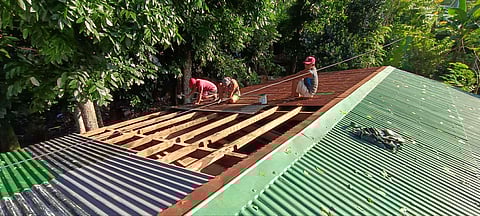 City Savings Bank supports the repair of damaged classroom roofing at Old Fabrica Elementary School in La Castellana, Negros Occidental, helping restore a safe and conducive learning environment for educators and learners affected by the Mt. Kanlaon eruption.