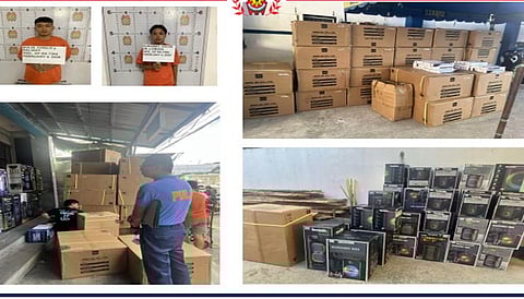 Some P800,000-worth of substandard consumer products were confiscated while two suspects were arrested during a buy-bust operation in Cabanatuan City, Nueva Ecija on February 4, 2026.