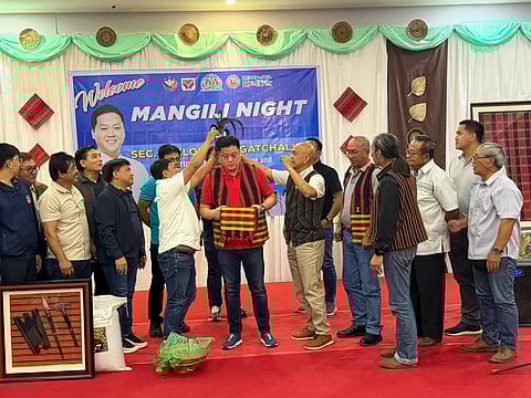 Kalinga through a Provincial Resolution adopted DSWD Secretary Gatchalian as "son of Kalinga". |Aldwin Quitasol. Photo Courtesy of Kalinga PLGU
