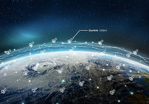 HOW Starlink satellites are arrayed in space.