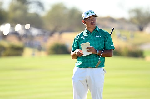 HIDEKI Matsuyama moves closer to another PGA title after firing a three-under par 68 to grab a one stroke lead heading into the final round of the PGA Phoenix Open.