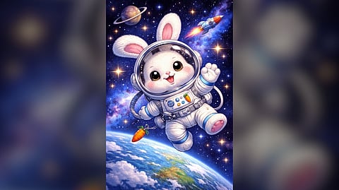 Jessica Meir’s baby’s stuffed toy will be with her for eight months at the International Space Station.