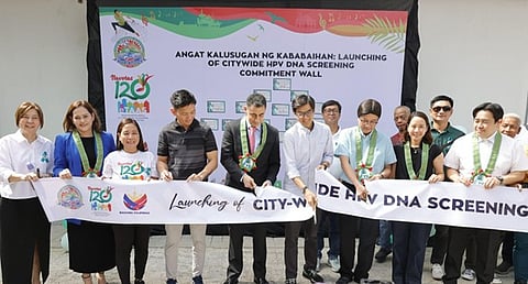 Navotas City officials and partners cut the ribbon to inaugurate the city’s new Molecular Laboratory, marking the official launch of the Citywide HPV DNA Screening Program. This milestone strengthens the city’s commitment to early detection, timely treatment, and the prevention of cervical cancer for all women in the community.