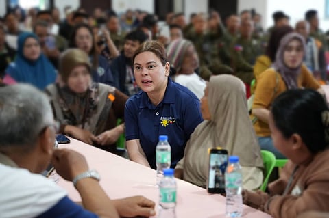 VP Sara visits victims, survivors of Jolo sea tragedy