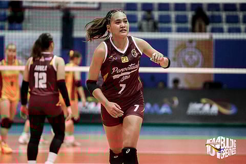CY Alemeniana and the Perpetual Lady Altas gun for their sixth straight win when they face the Letran Lady Knights in Season 101 NCAA women’s volleyball tournament.