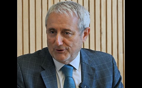 CHILE’s Science, Technology, Knowledge and Innovation minister Aldo Valle speaks during an interview with AFP ahead of the launch of the new Latam-GPT platform.