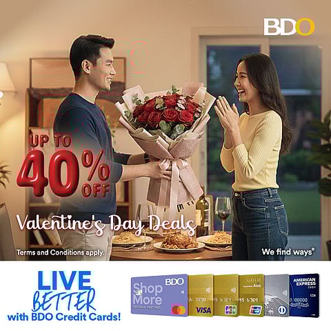 BDO card promos tap Valentine spending boom