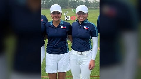 RIANNE Malixi (right) and Junia Gabasa are representing the Philippines in the Women’s Amateur Asia-Pacific Championship in New Zealand.
