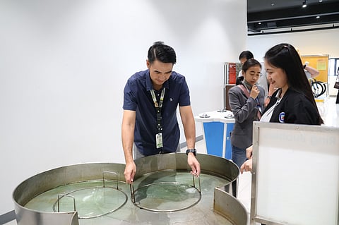 MAYOR Rolen Paulino Jr. tried the huge bubble maker as the Department of Science and Technology (DOST) and the City Government opened the Regional Mobile Science Centrum Exhibit at the 3rd Floor of the Olongapo City Civic Center in Olongapo City, Zambales on 11 February 2026.