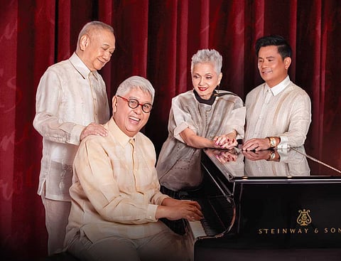 BASIL Valdez, Ryan Cayabyab, Celeste Legaspi and Ogie Alcasid.