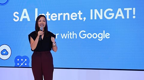 PREP Palacios, country manager for Google Philippines, emphasized the importance of online safety tips and tools, especially in the age of AI.