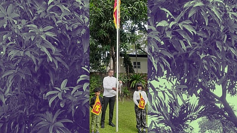 SRI Lanka Ambassador Dr. Chanaka Talpahewa. Independence, observed far from home. Solemn in ritual, exacting in meaning.