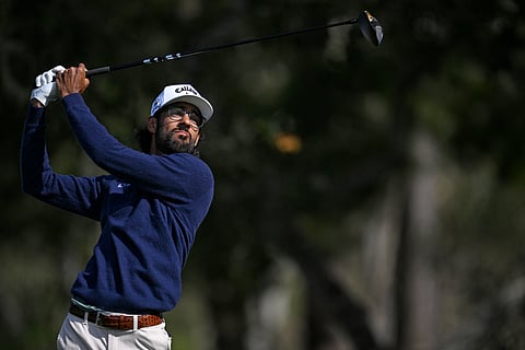 AKSHAY Bhatia cards a 64 to catch Ryo Hisatsune on top of the leaderboard of the PGA Tour Pebble Beach Pro-Am.