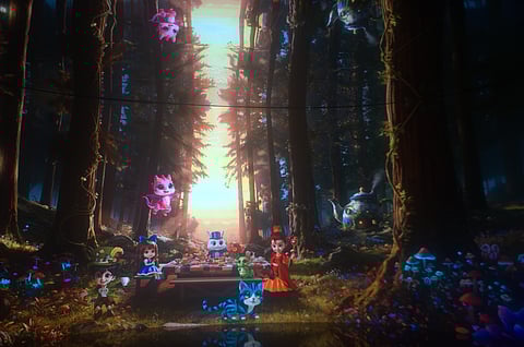 THE cast welcomes you after you save wonderland.