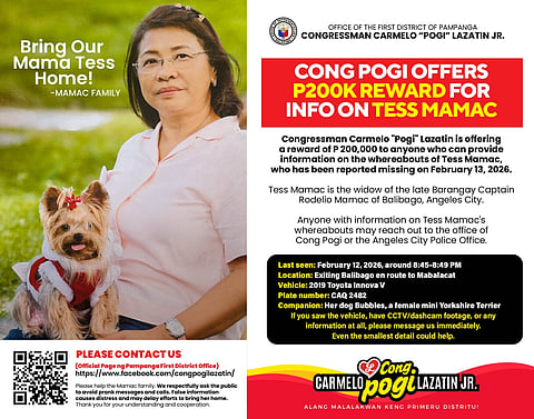 Vehicle of missing Pampanga barangay captain’s widow found in Magalang