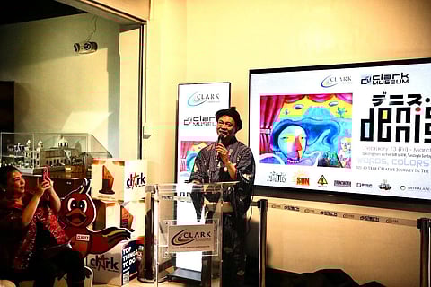 Kapampangan artist Dennis Sun at the Clark Museum that started on February 13, 2026.