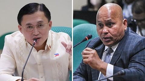 SENATORS Christopher “Bong” Go and Ronald “Bato” dela Rosa