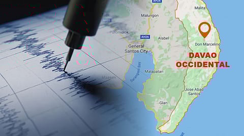 Magnitude 5.3, 4.8 and 4.4 earthquakes hit off Davao Occidental early Sunday, 15 February, with no tsunami warning issued.