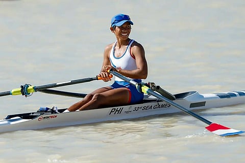 OLYMPIAN Joanie Delgaco has her sights trained on Los Angeles.