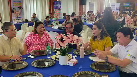 PhilHealth’s GAMOT launched first in Cebu, with PhilHealth President and CEO Dr. Edwin Mercado (left), DOH Secretary Ted Herbosa (center) and Cebu Governor Pam Baricuatro.