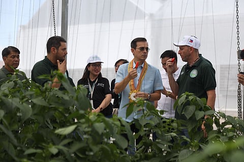 Mayor Isko Moreno at the farm