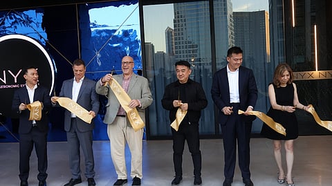 AT NYX, the biggest luxury buffet of restaurant chain The Vikings Group, after you come to the buffet, the buffet comes to you.